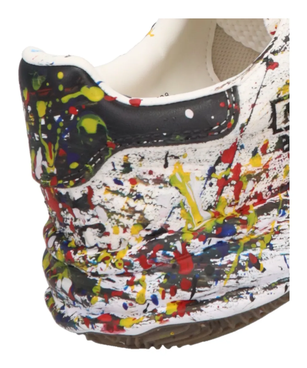 BLAKEY/ORIGINAL SOLE SPUTTERING CANVAS LOW-TOP SNEAKER